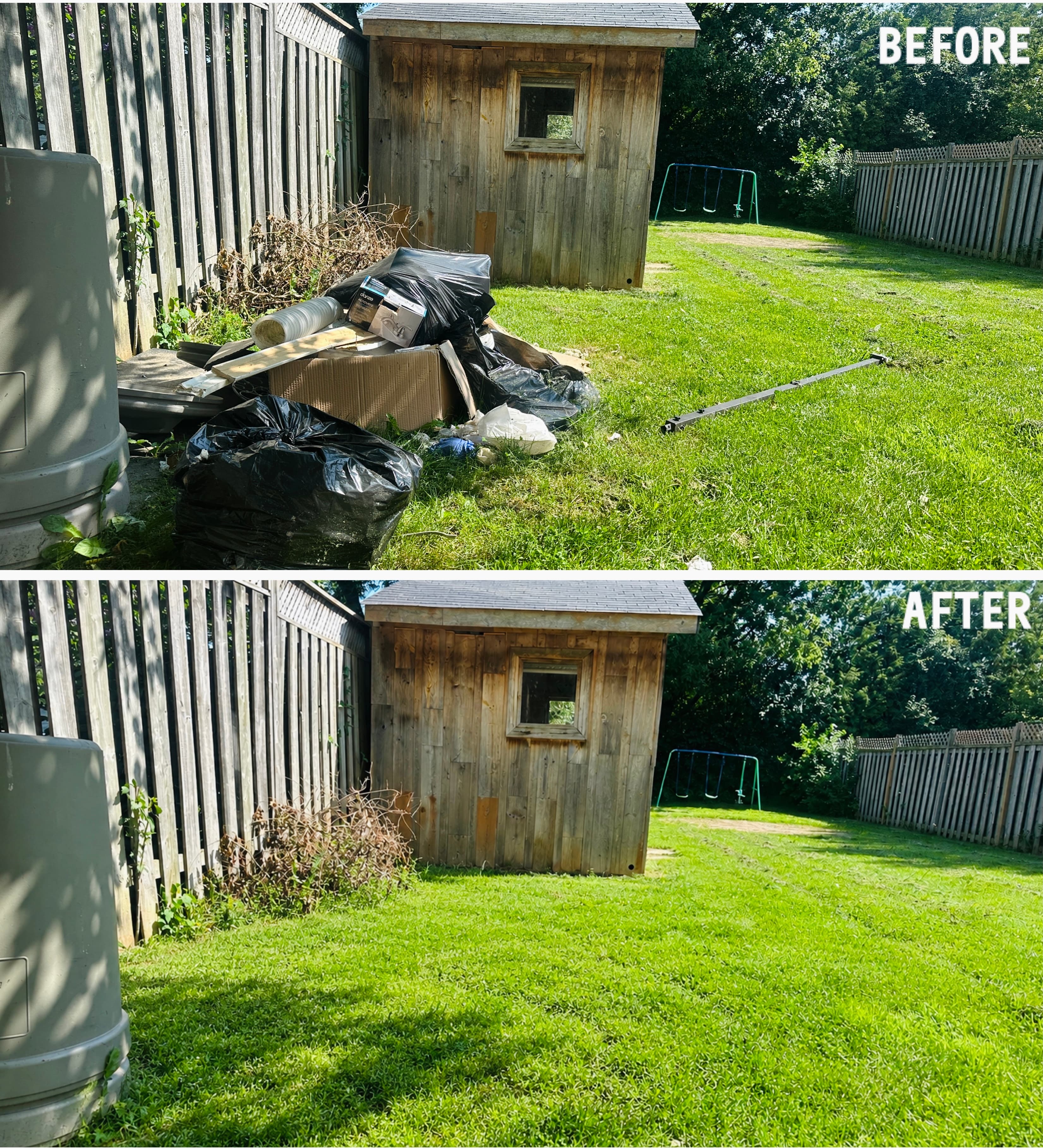 Shed & Yard Cleanup — Junk Removal